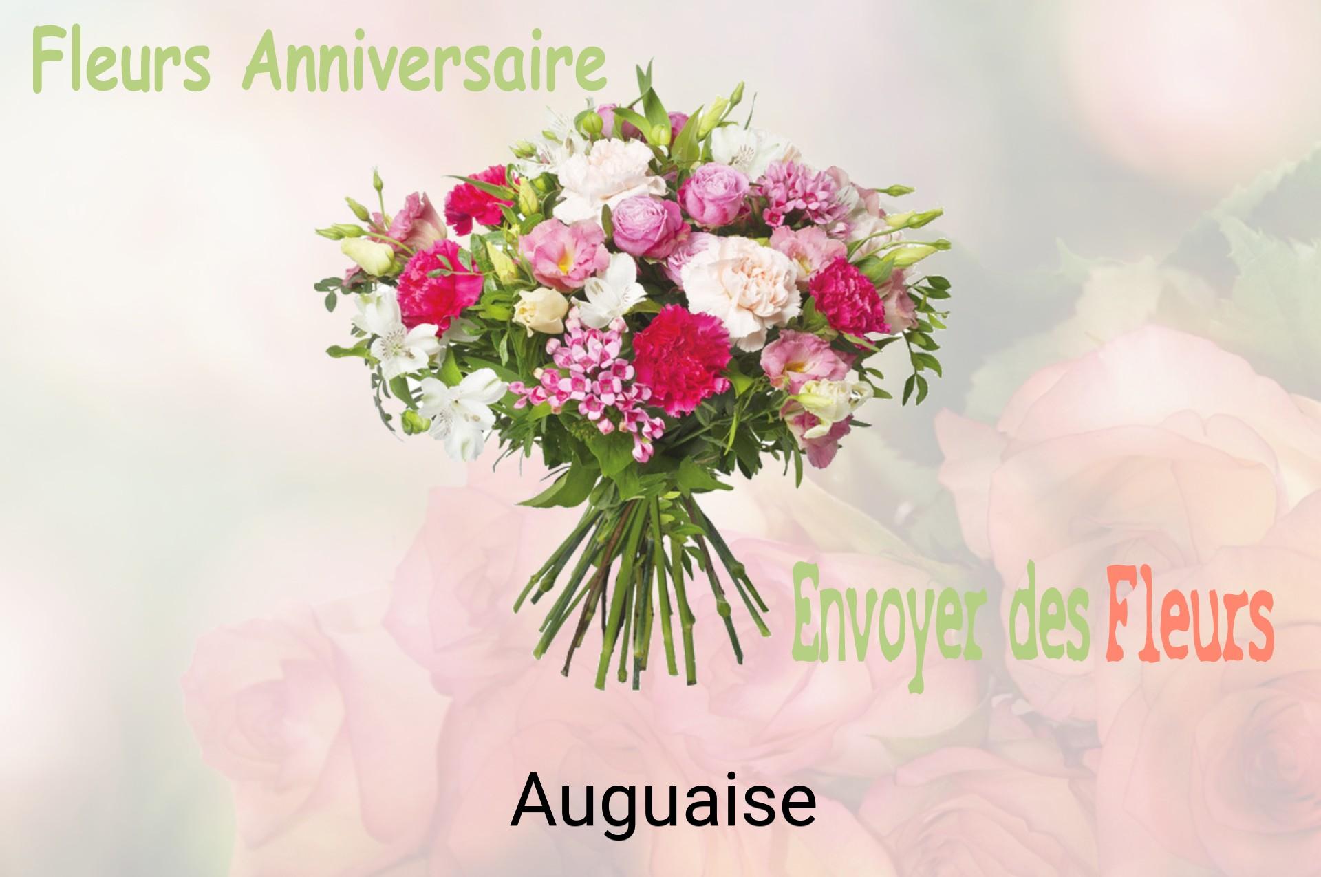 Bouquet de fleurs d’anniversaire livré à Auguaise